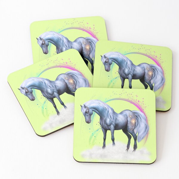 Item preview, A Heavenly Horse, fantasy art designed and sold by LoneAngel.