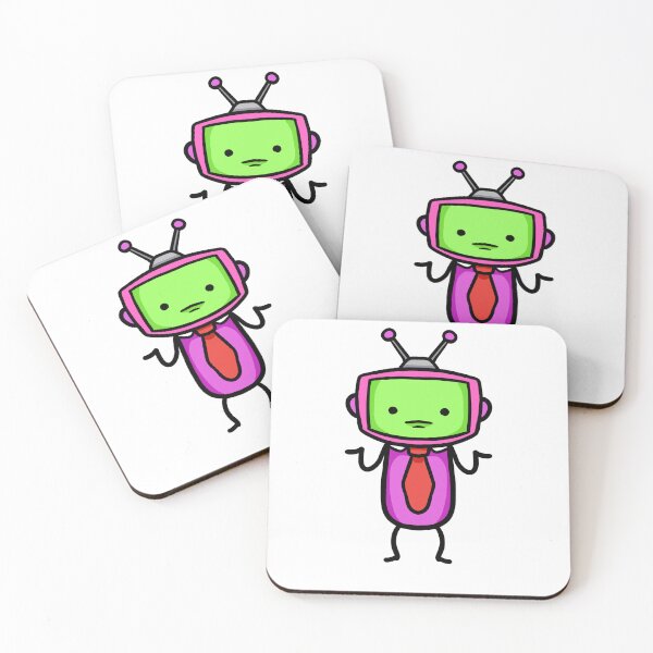 Item preview, Pink tv fella designed and sold by Snappery.