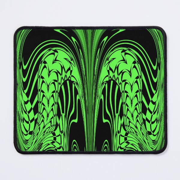 Item preview, neon green foliage stem and leaf abstract designed and sold by mister-john.