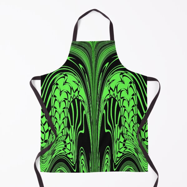 Item preview, neon green foliage stem and leaf abstract designed and sold by mister-john.