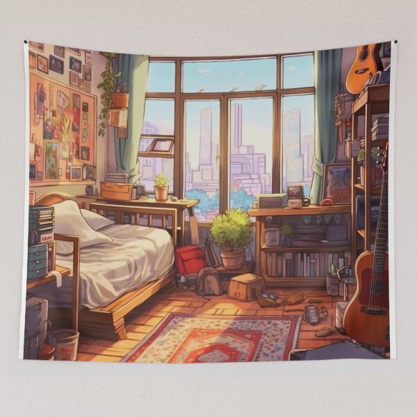 Item preview, Cozy study room designed and sold by RedCosmos-.