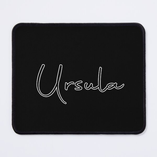 Item preview, Ursula Cursive Name Label (Black) designed and sold by NafilNafiz.