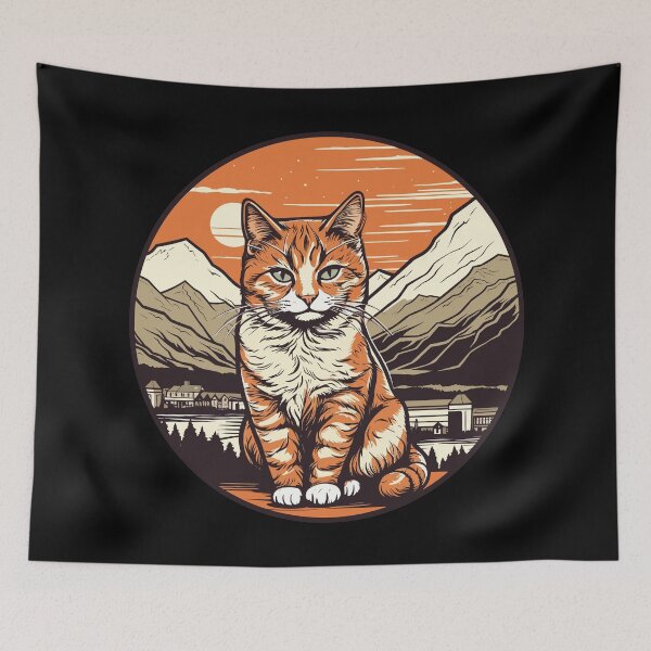 Item preview, The Therian Cat - art vintage designed and sold by SGDesignonline.
