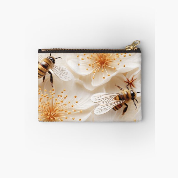 Item preview,  "3D Delicate Flowers: Beauty in Honeycomb with Bees in HD" designed and sold by SBD-Shop.