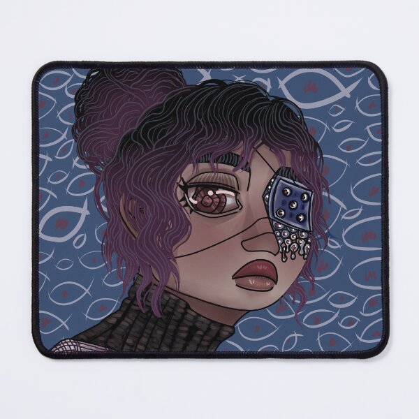 Item preview, Cute girl with eye patch designed and sold by GiezaDesign.
