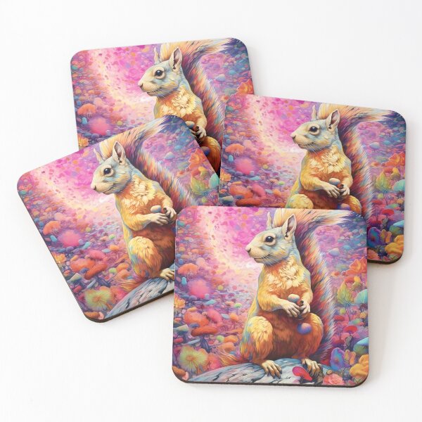 Aperçu de l'œuvre Psychedelic Squirrel créée et vendue par KateAndersonLTD.