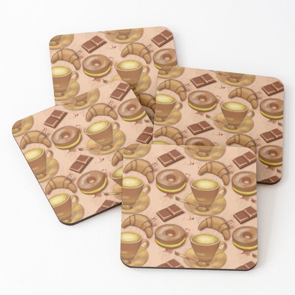 Item preview,  Chocolate, coffee, croissant designed and sold by TalkingWallsGe.