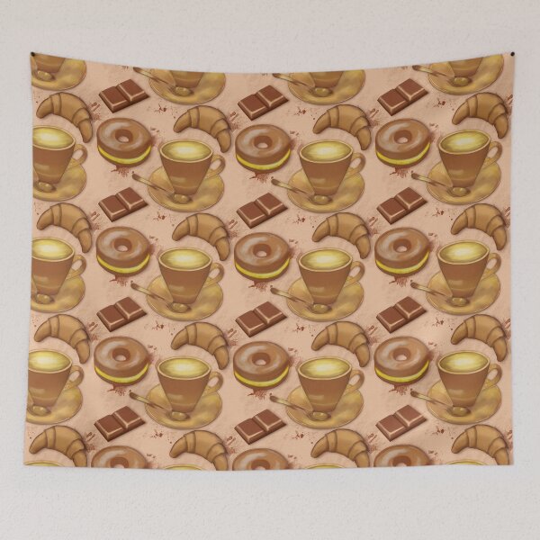 Item preview,  Chocolate, coffee, croissant designed and sold by TalkingWallsGe.
