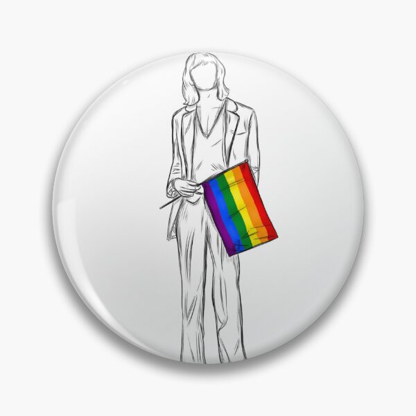 Item preview, Måneskin Thomas Raggi with pride flag designed and sold by ArteDellaVitaDE.