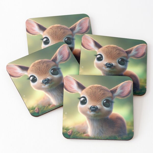 Item preview, Cute Deer - Cute Baby Animals designed and sold by baby-animal-art.