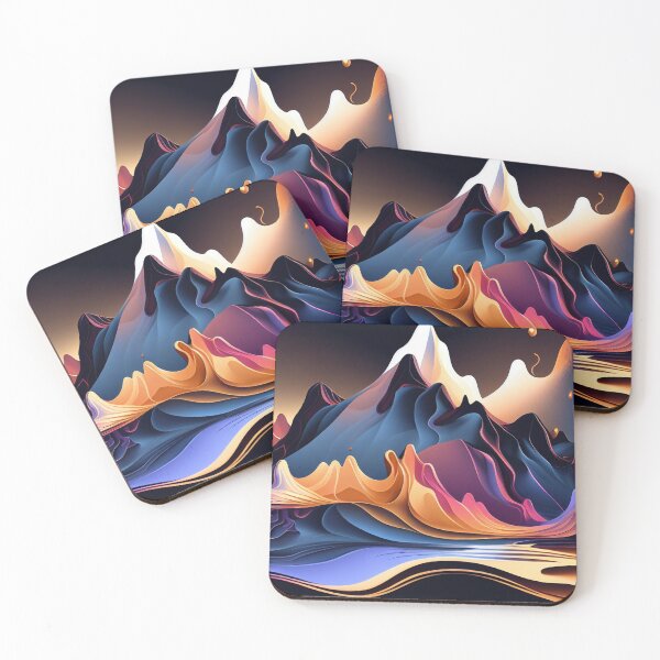 Item preview, Vibrant Dimensions: Exploring a Colorful 3D Abstract Landscape designed and sold by Visual Foundry.