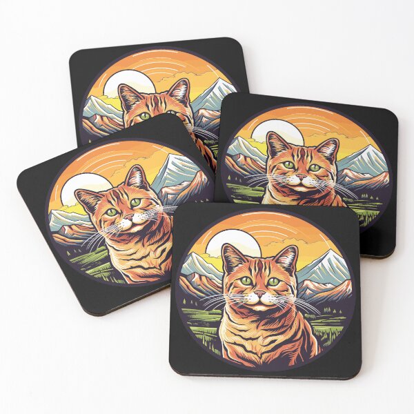 Item preview, The Therian Cat - art vintage,orange designed and sold by SGDesignonline.
