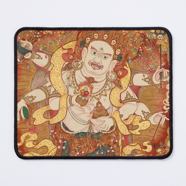 Item preview, Mandala 162 White Mahakala Tibetan Buddhism Prosperity Wealth designed and sold by GuyBlank.