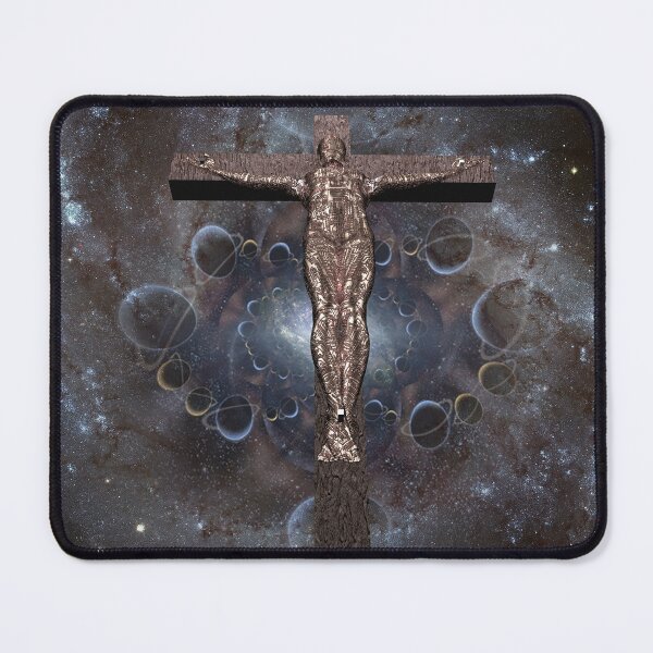 Item preview, Crucified cyborg in space designed and sold by rolffimages.