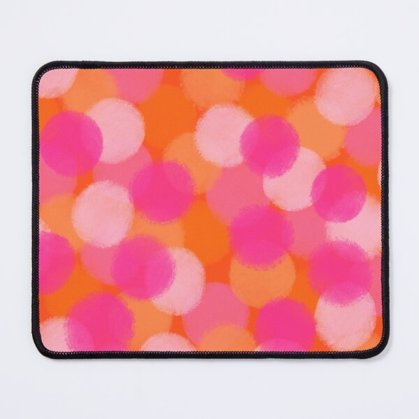 Item preview, Abstract, Hot Pink and Orange, Paint Brush Effect Round  designed and sold by OneThreeSix.