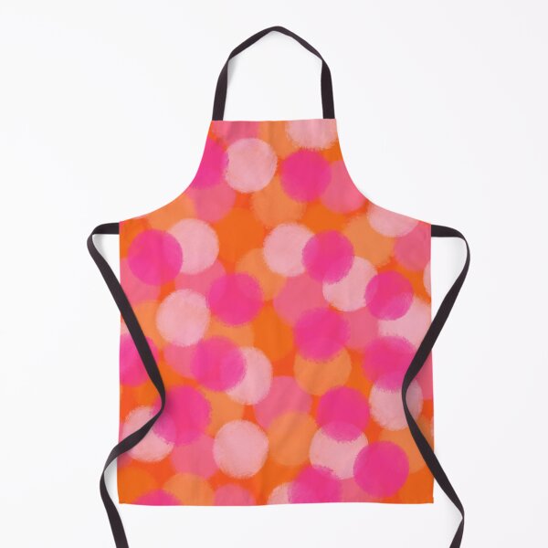 Item preview, Abstract, Hot Pink and Orange, Paint Brush Effect Round designed and sold by OneThreeSix.