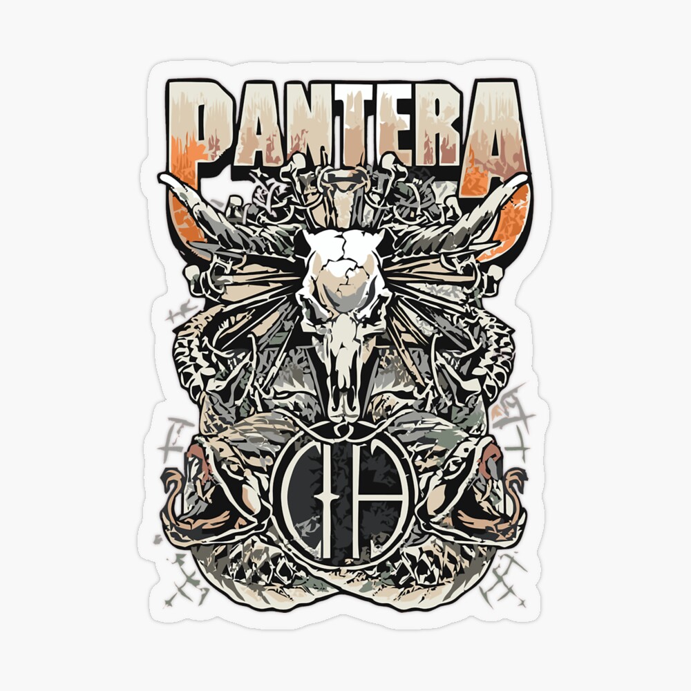 Pantera Cowboys From H*ll Sticker for Sale by datjunk11