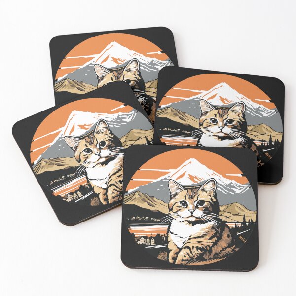 Item preview, The Therian Cat - art, vintage, orange designed and sold by SGDesignonline.
