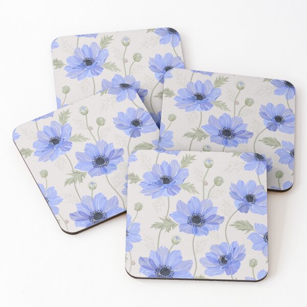 Item preview, Blue anemones designed and sold by Avisnanna.