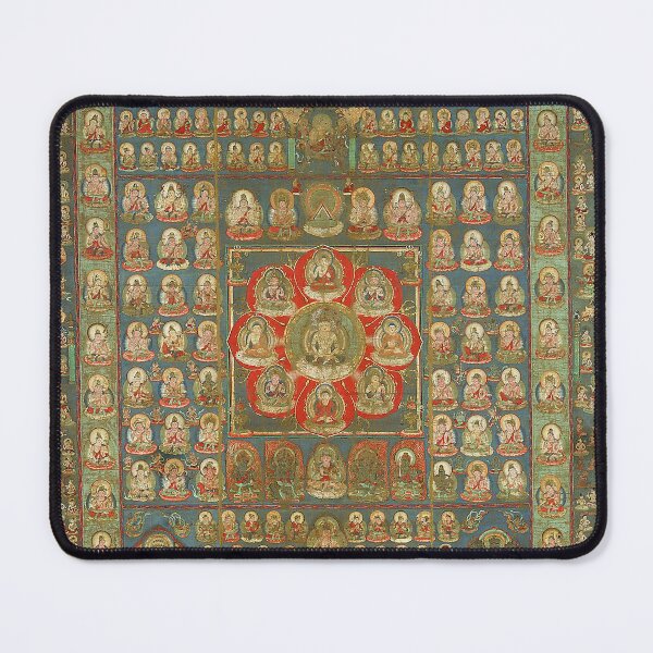 Item preview, Mandala 163 Tibetan Buddhist Garbhadhātu Maṇḍala Vairocana designed and sold by GuyBlank.