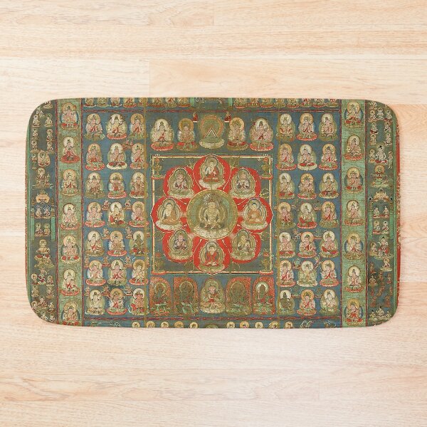 Item preview, Mandala 163 Tibetan Buddhist Garbhadhātu Maṇḍala Vairocana designed and sold by GuyBlank.