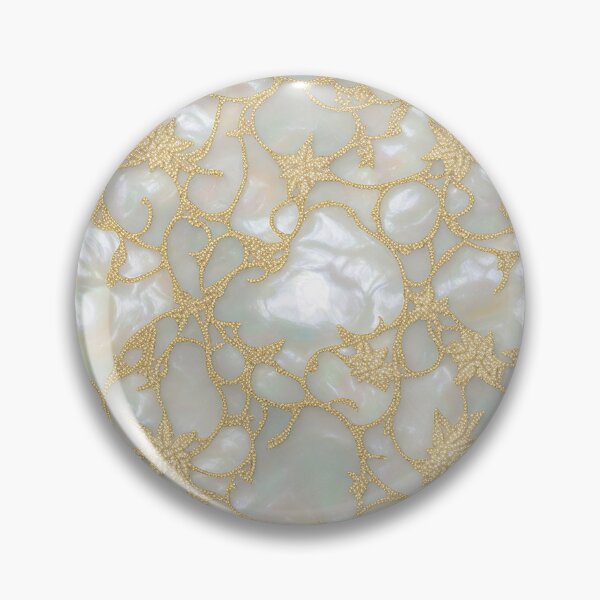 Item preview, Mother of pearl and gold filigree illustration background designed and sold by ArtyBuys.