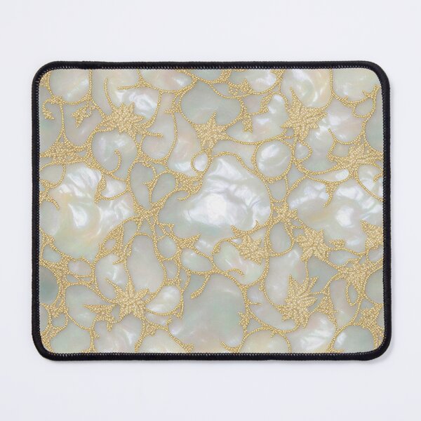 Item preview, Mother of pearl and gold filigree illustration background designed and sold by ArtyBuys.