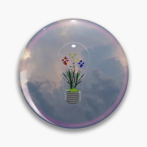 Item preview, Flower filled light bulb designed and sold by rolffimages.