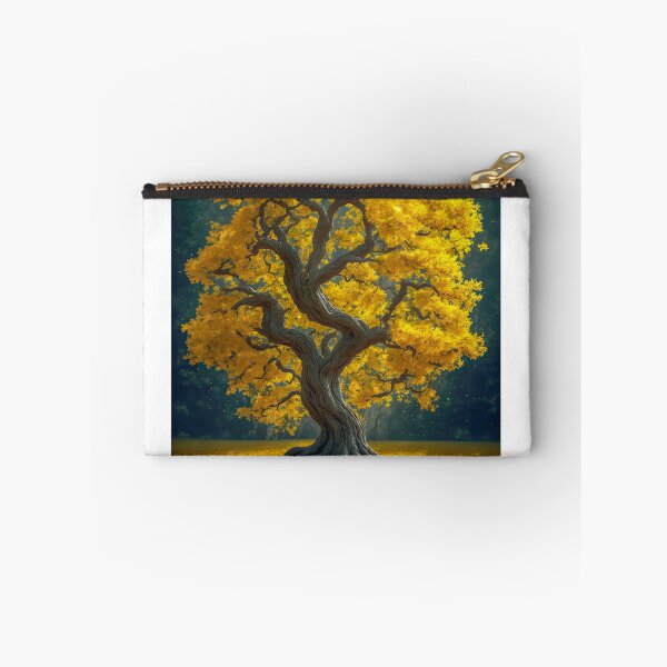 Item preview, Fantasy oak tree with yellow leaves illustration designed and sold by ArtyBuys.