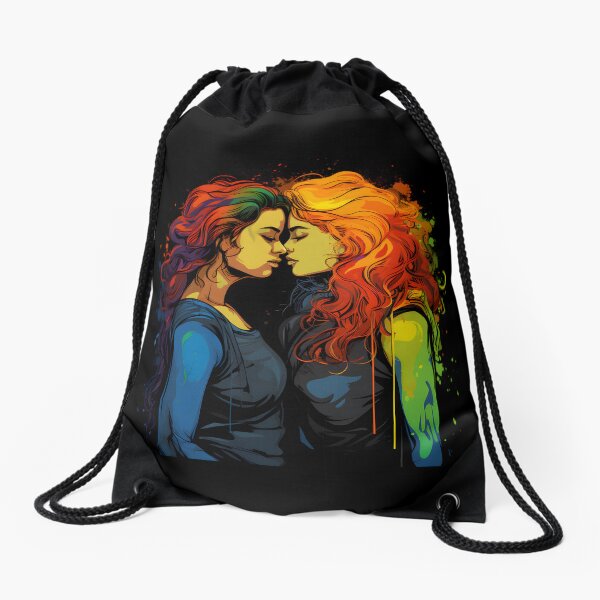 Item preview, kissing girls lesbian gay WLW pride  designed and sold by proudlyparent.