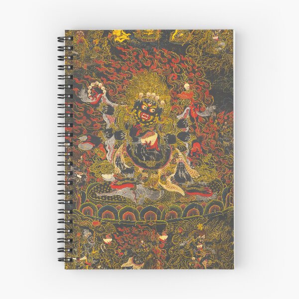 Item preview, Mandala 164 Tibetan Buddhist Thangka Mahakala 1700s designed and sold by GuyBlank.