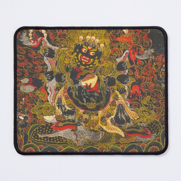 Item preview, Mandala 164 Tibetan Buddhist Thangka Mahakala 1700s designed and sold by GuyBlank.