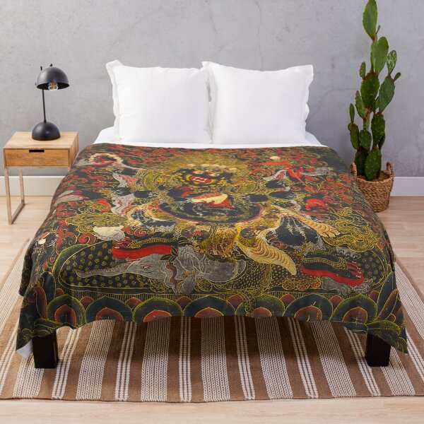 Item preview, Mandala 164 Tibetan Buddhist Thangka Mahakala 1700s designed and sold by GuyBlank.