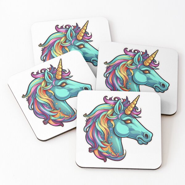Item preview, Funny fairy unicorn colorful horse designed and sold by Hiszpanka.