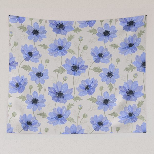 Item preview, Blue anemones designed and sold by Avisnanna.