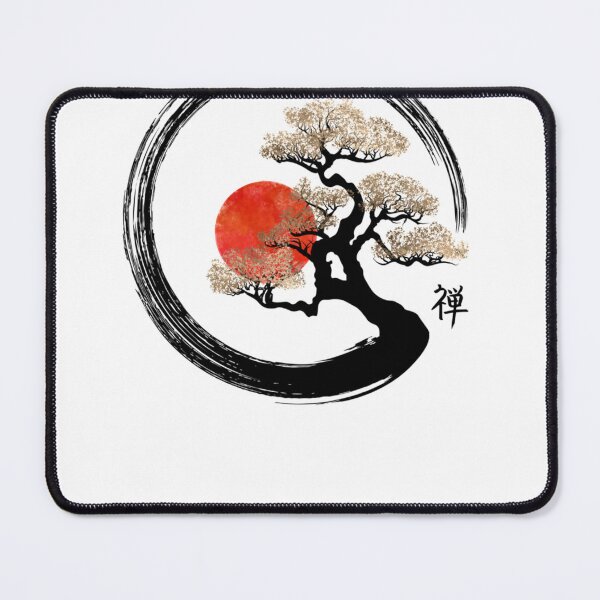 Item preview, Enso Circle and Bonsai Tree on Canvas designed and sold by BrianSeay3.