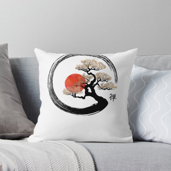 Item preview, Enso Circle and Bonsai Tree on Canvas designed and sold by BrianSeay3.
