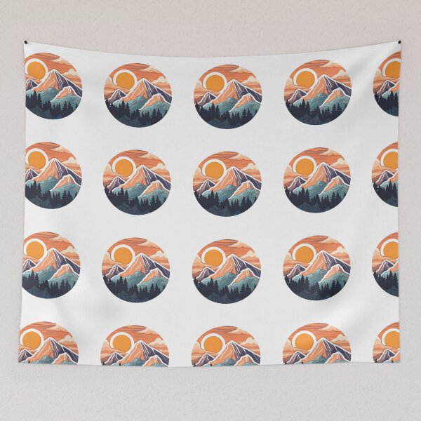 Item preview, Majestic Mountain Sunsets Adventures Camping And Outdoor Nature Collection 001 designed and sold by PlanetArchive.