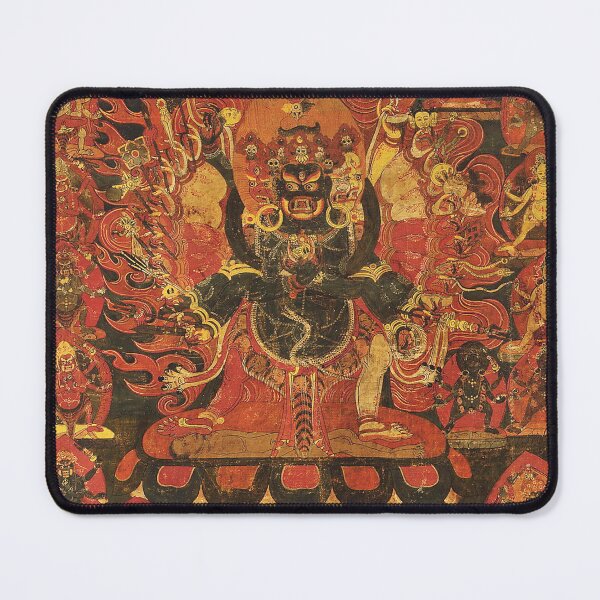 Item preview, Mandala 165 Vajravega Tibeten Buddhist Thangka 1600s designed and sold by GuyBlank.