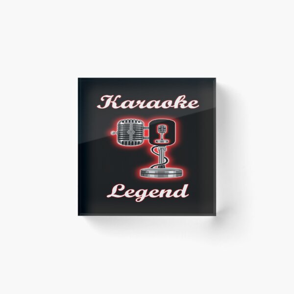 Item preview, Karaoke Legend Glowing Red Microphone  designed and sold by Deborah Camp.