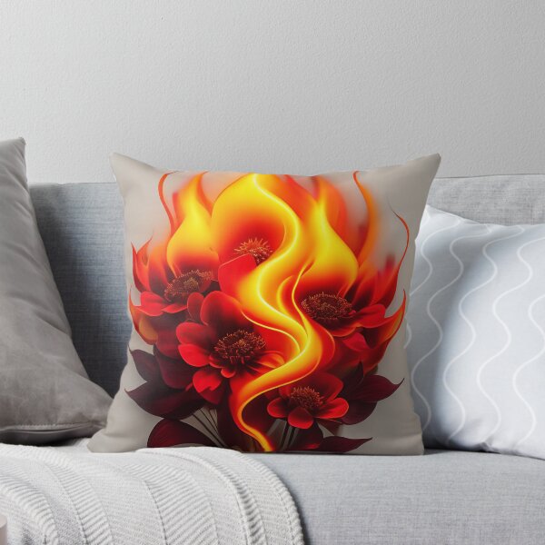 Aperçu de l'œuvre Fleurs de feu rouge créée et vendue par Elobrdn.