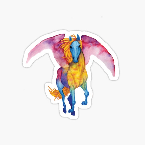 Rainbow Pegasus Sticker