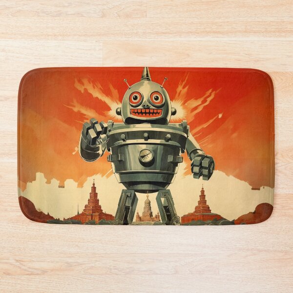 Item preview, Crazy Funny Dangerous Robot designed and sold by Robots-Retros.
