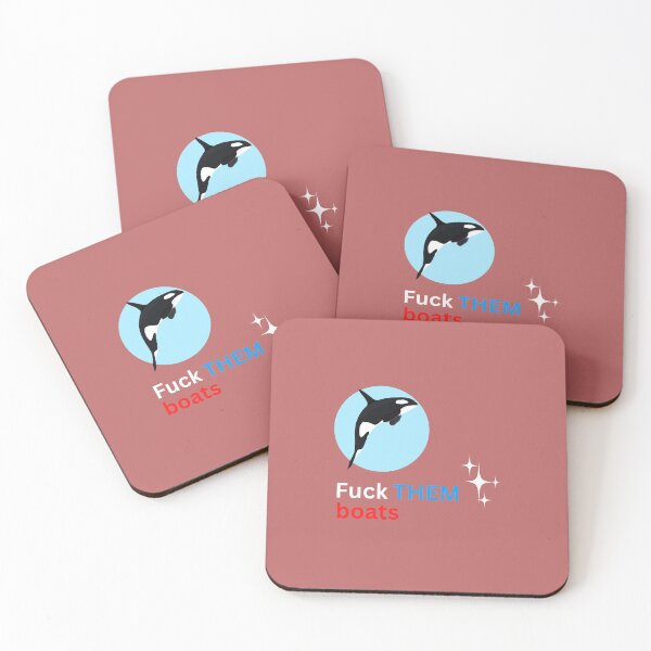 Item preview, Fuck them boats Orca Killer Whale, Ocean Orcas Humor Essential T-Shirt designed and sold by StoreSB.
