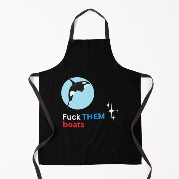 Item preview, Fuck them boats Orca Killer Whale, Ocean Orcas Humor Essential T-Shirt designed and sold by StoreSB.