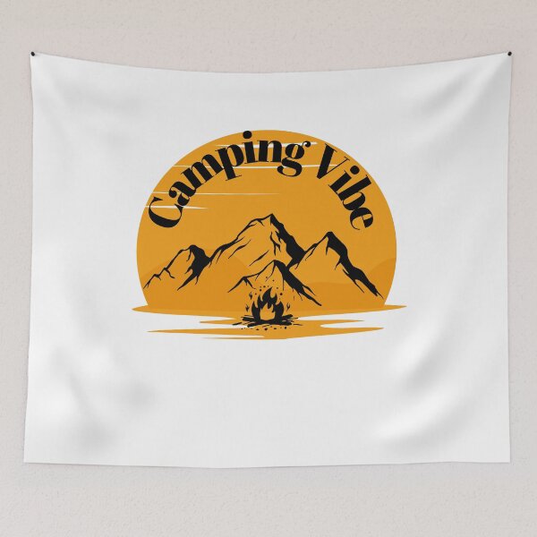 Item preview, Camping Vibe Retro Style designed and sold by Tobiasz Pietruska.