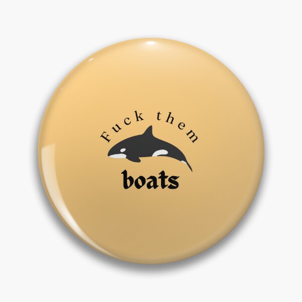 Item preview, Fuck them boats Orca Killer Whale, Ocean Orcas Humor Essential T-Shirt designed and sold by StoreSB.