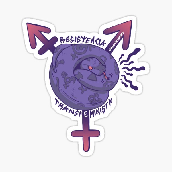 Item preview, transfeminist resistance designed and sold by Hecate Kamikaze.