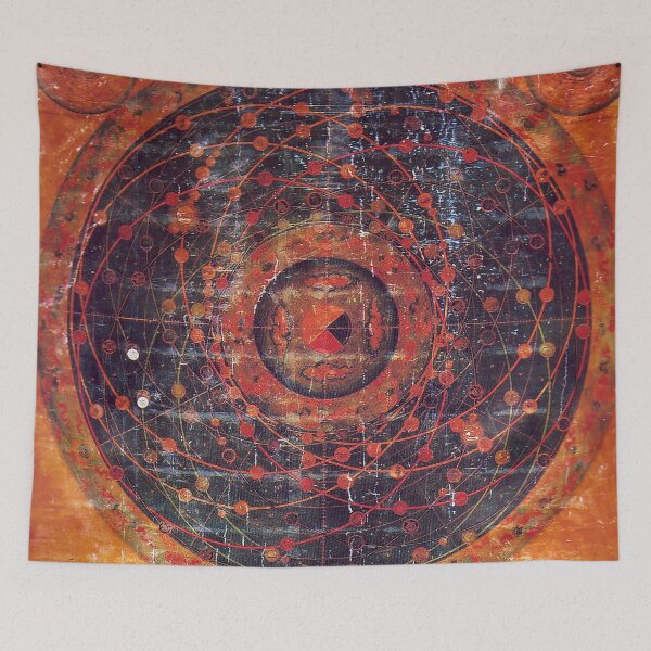 Item preview, Mandala 166 Tibetan Thangka Astronomical Zodiacal Signs Planet Movement 1684 designed and sold by GuyBlank.