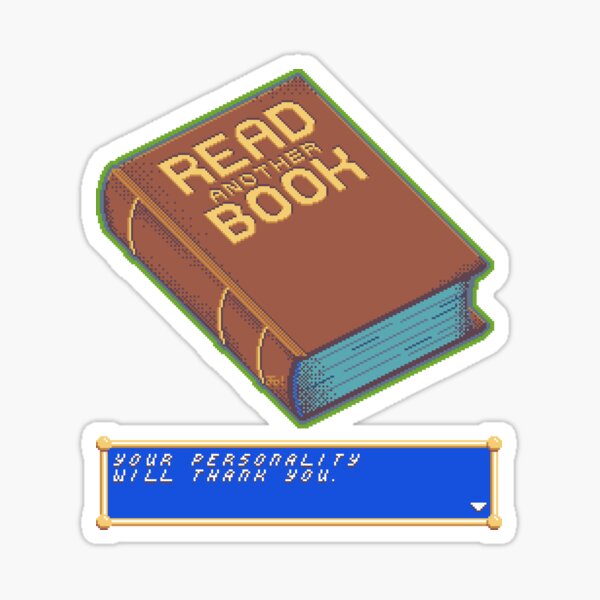 Read Another Book Sticker